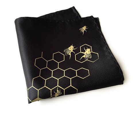 bee pocket square.